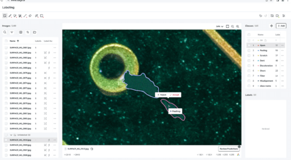 SAIGE VISION 인터페이스