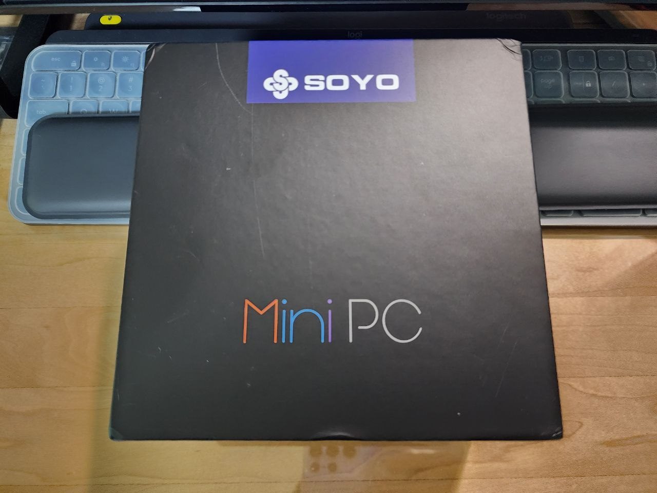 SOYO Mini PC 제품 박스 앞면